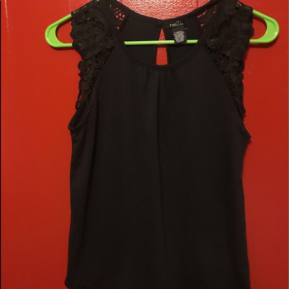 Black womens shirt from rue21